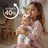 16 inch 3 4 5 6 SCOM Realistic Baby Doll Girl - Soft Body Baby Dolls with Accessories, Real Life Cute Toddler, Lifelike