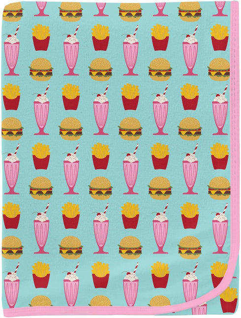 KicKee Print Swaddle Blankets, Silky Soft Baby Blanket, Sized 40 x 29