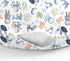 Sea Animal Baby Nursing Pillow Cover for Boy Girl Diver Turtle Jellyfish Whale Sea Weeds Starfish Nursing Slipcover