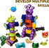3-5 Set 3 4 5 6 7 TEMI Magnet Robot Toy for Kids Years Old - Monster Magnet Toys Stacking Transform Toys with Storage