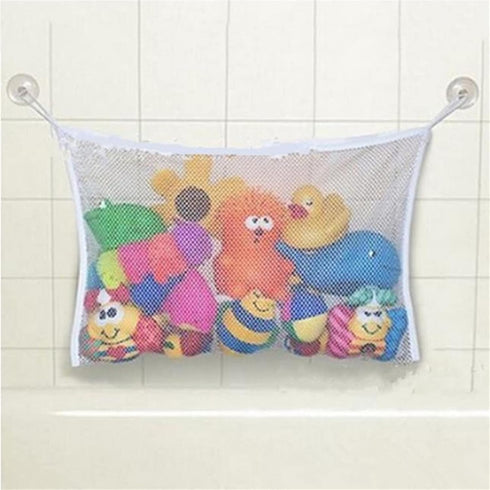 ShanLily Toddlers,36 37cm Bath Toy Organizer Mesh Bag Baby Bathtub Hanging Storage Bag Quick Drying Bathroom Shower