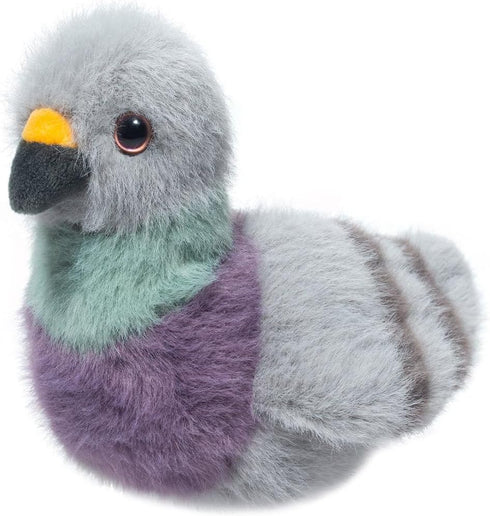 7-Inch Douglas Parker Pigeon Bird Plush Stuffed Animal Soft Cuddly Toy, Long
