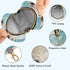 YETTASBIN Easter Bunny Portable Pacifier Holder Case with Metal Hook Buckle & Zipper for Diaper Bag and Stroller