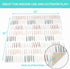 JumpOff Jo - Large Baby Splat Mat for Under High Chair, Booster Seat, Tabletop, Food Catcher - Protect Floor and Carpet