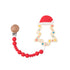 Jimibaby Christmas Teether - Teething Toy for Baby Boys & Girls, Ideal Stocking Stuffer, Gift Package (Christmas Hat)
