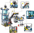 City Police Station STEM Building Set, Compatible with Lego Military Helicopter, Boats, Swat Team, 565 PCS Best Gift
