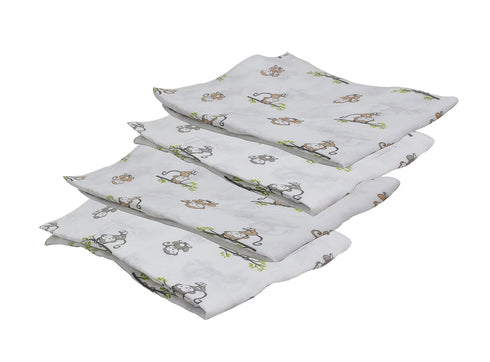 45 45 inches Bacati - Baby Blanket Unisex Swaddle Wrap Soft Breathable Cotton Muslin Swaddle Blankets Neutral Receiving