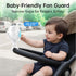 GUSGU Stroller Fan Clip on for Baby, Flexible Tripod & Rechargeable Battery, Small Personal Fan, Mini Portable Fan for Travel, Handheld, Car (White) by GUSGU