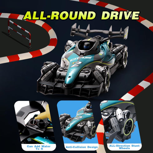 4DRC Y2 Remote Control Crawler, RC Stunt Car with Gesture Controller, Off Road Monster Truck for Kids & Adults