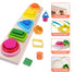 Montessori Toys for 1+ Year Old, Wooden Stacking Sensory Toys for Toddlers 1-3, Educational Sorting Toys for Gifts