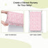 Ruby,52 x28 Cherry Blossom Themed Fitted Crib Sheet,Toddler Bed Mattress Sheets - Crib Mattress Sheet or Toddler Bed