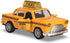 NYC Yellow Cab Taxi Toy with Pullback Action, Die Cast New York City Taxi (No Sound)