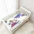 Bseiialft 52 28 Lavender Grapes Crib Sheets for Boys Girls Soft and Breathable Cotton Baby Sheets for Standard Crib