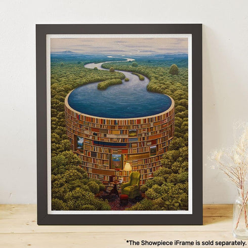 Pintoo Jigsaw Puzzles 2000 Piece for Adults - Jacek Yerka - Bibliodame Beautiful Plastic Puzzle for Home Decor
