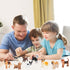 ONEST 20 Pieces Mini Dog Figurines Playset - Hand Painted Tiny Dogs, Realistic Detailed Plastic Puppy Figures for Kids