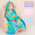 Basumee Toddler Bath Towels with Hood for 06 Years 55" x 28"