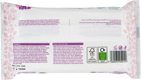 56 Count 12 packs) Jackson Reece Kinder by Nature Water-Based Baby Wipes - (Case