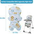 Runhike High Chair Cover Replacement Compatible with Ingenuity Soft Cushion with Anti-Slip Pad and Protecting Water