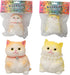 JIACAI 2pcs Small Squishy Cat,Handmade Cute Soft Cat Funny Stress Relief Squishies for