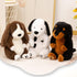 14" PEACH CAT Rottweiler Dog Stuffed Animal Cute Puppy Plushies Soft Plush Toys Gifts for Kids Black