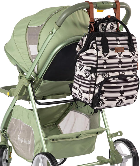 Montana West Backpack WG2204-9110BK Wrangler Callie Diaper Bag with Stroller Straps Multifunction Baby Travel Bag