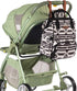 Montana West Backpack WG2204-9110BK Wrangler Callie Diaper Bag with Stroller Straps Multifunction Baby Travel Bag