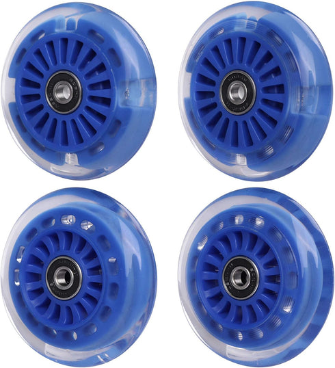 Wiggle Car Polyurethane Replacement Wheels Set for Ride-on Toys (Dark Blue)