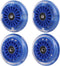 Wiggle Car Polyurethane Replacement Wheels Set for Ride-on Toys (Dark Blue)