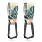 Baby Stroller Hooks for Hanging Bags, Universal Clips for Stroller Accessories, Mommy Hook for Diaper Bag, 2 Pack