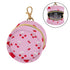 Cherry Round Pacifier Storage Case with Zipper, Portable Pacifier Case for Travel, Diaper Bag & Purse, Pacifier