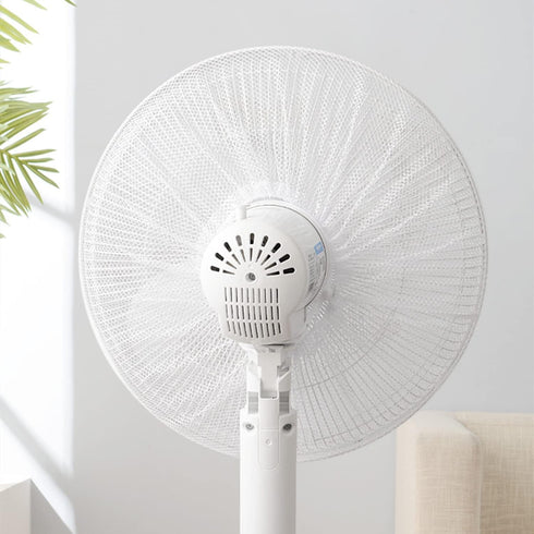 2 Pack 16" Washable Fan Cover, Dustproof Pedestal Fan Mesh Cover, Protects Kids' Fingers, Perfect for Parents of