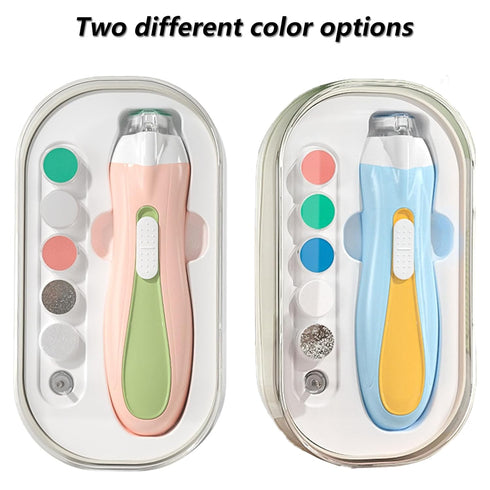 PLCPDM Trimmer Setting Quiet Baby Nails with Multiple Speed Baby Safe Electric Manicure Tool Easy Carry for Delicate
