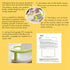 Lucakuins 6-18 Foldable Non Slip Bath Seat - Baby Bathtub Chair for Sitting Up, Wrap-Around Seat with Suction Cups