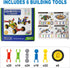 Kids Building Kit STEM Toys, 110 Pcs Educational Construction Blocks DIY Learning Set for Ages 3-10