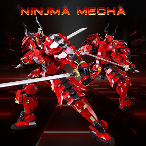Sets, Set, 923 Mech Building Kafei Samurai Warrior Building Toys with Double Swords, Collectible Gift for Adults Man