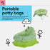 Green Elephant Travel Potty Bags-Potty Liners for Portable Potty,Bags for Portable Toilet,Liners Disposable Kids,Potty
