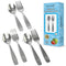 CHILLOUT LIFE Stainless Steel Kids Silverware Set | 6 Pieces Safe Flatware for Children