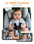 BM2A 3X 5.2" 1080P LUCKVIEW Baby Car Camera Zoom to See Baby Clearly, Display & Auto IR Night Vision, Rear-Facing View