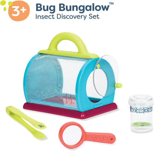 B. toys Bug Bungalow - Bug Catching Kit for Sports & Outdoors, Insect Catching Set for Summer Educational Fun