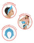 Skip Hop Baby Shower Cap Shield, Moby Bath Visor for Baby and Kids 9m +, Blue