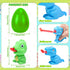 6 Pack Easter Dinosaur Toys for Kids, Filled Easter Egg with Dinosaur Tongue Out Squeeze Toys, Funny Novelty Toys