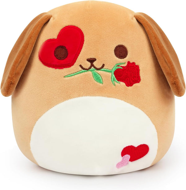 CAGRIKUELI Dog Plush, 8inch Valentines Stuffed Animal for Kids Puppy Stuffed Animal with