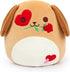 CAGRIKUELI Dog Plush, 8inch Valentines Stuffed Animal for Kids Puppy Stuffed Animal with