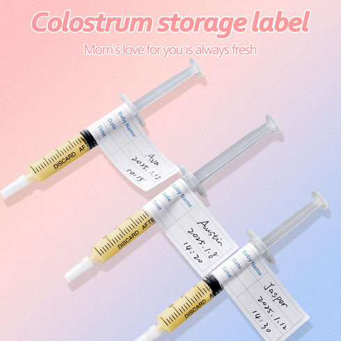 Aoaodbu 50pcs 3ml 5 1 30 ml 50 Colostrum Collector Kit Include Sealed Breast Milk Collector No Needle Colostrum