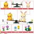 Nubee Set, 6+ (291pcs) Easter Bunny and Chick Building Cute Animal Rabbit Chicken Sitting on The See-Saw, Perfect