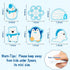 Haooryx 60Pcs Polar Animals Mini Erasers, Bulk Novelty Pencil Erasers, 3D Desk Puzzle for Classroom Prizes