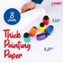 J MARK 38-Piece Toddler Paint Set, Includes Washable Tempera Paint, Art Smock, Brushes, and Painting Paper