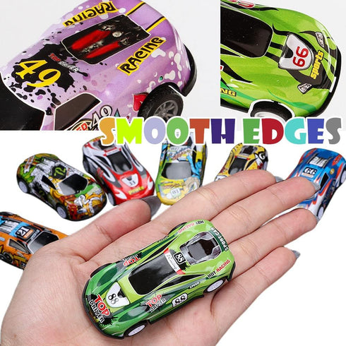 36 Pack Mini Die-Cast Race Cars - Pull Back Toy Vehicles Bulk for Boys Girls 3-5 Years Old