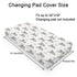 Cute Koala Bear Branch Leaf Changing Pad Cover, Unisex Diaper Change Table Sheets for Boy Girl, 32''x16''