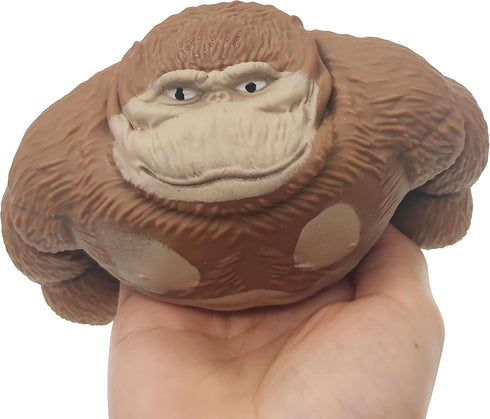 Hilarious Brown Gorilla Stress Relief Toy - Perfect for Kids and Adults
